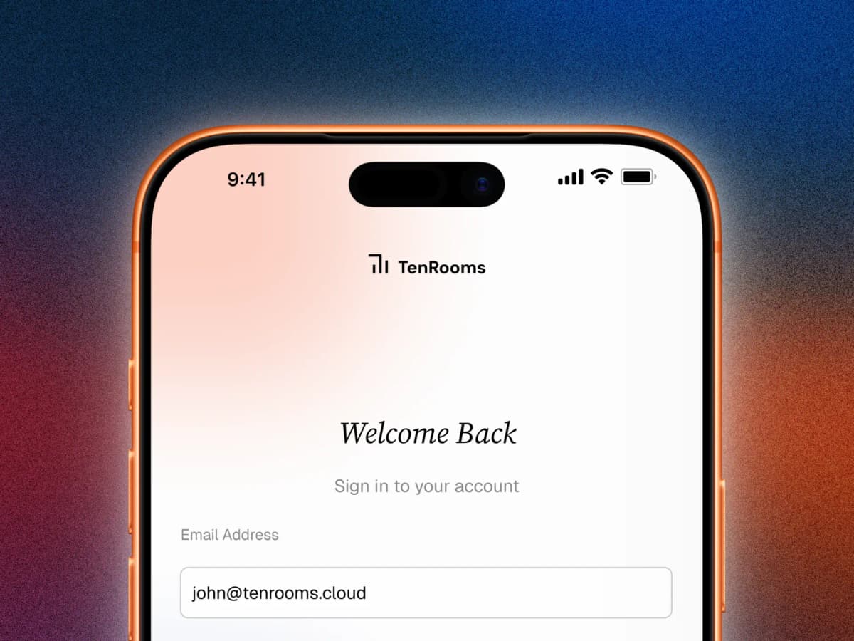 Tenant Mobile App Preview (Light Mode)
